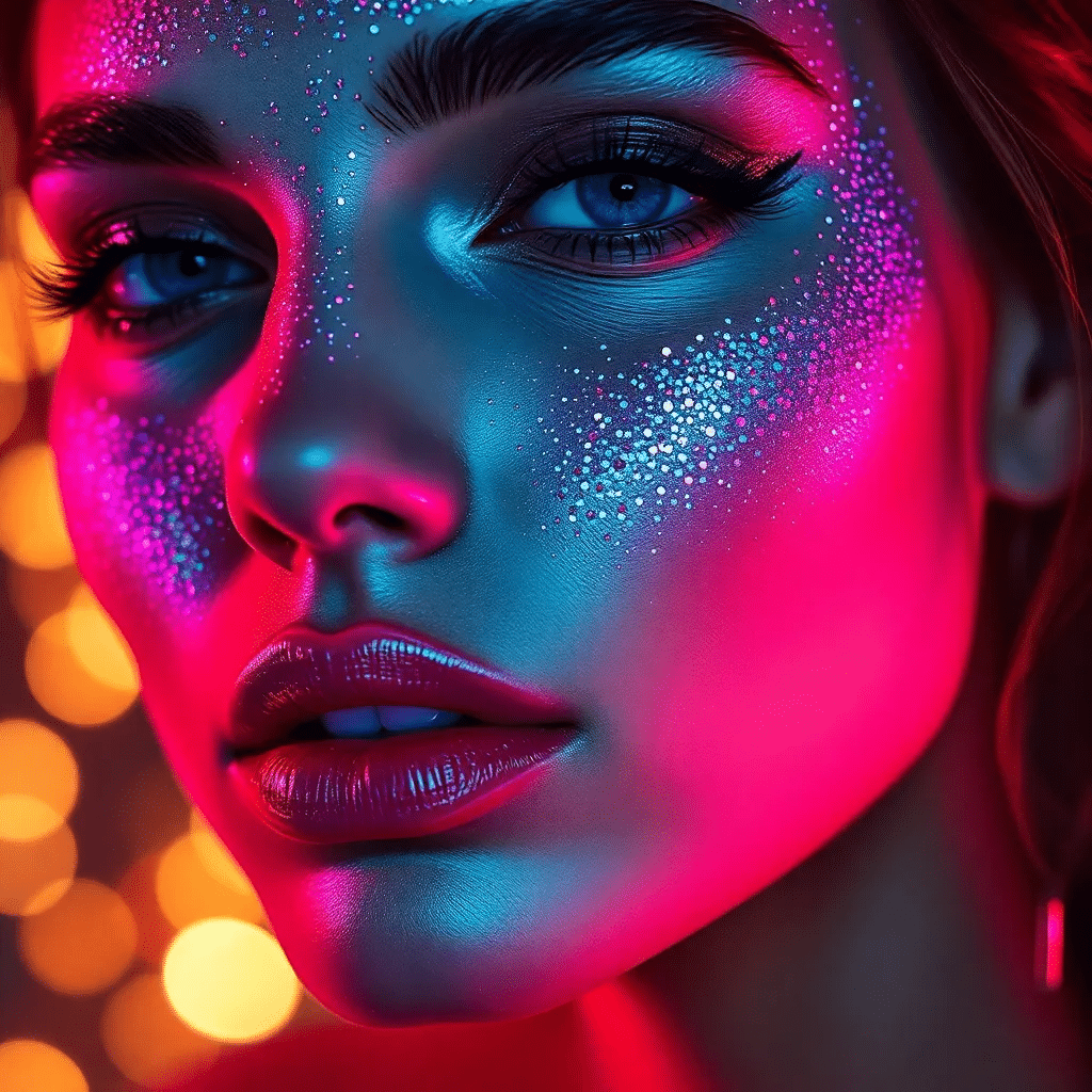 Maquillage Carnaval Disco 2026 tendance yeux paillettes